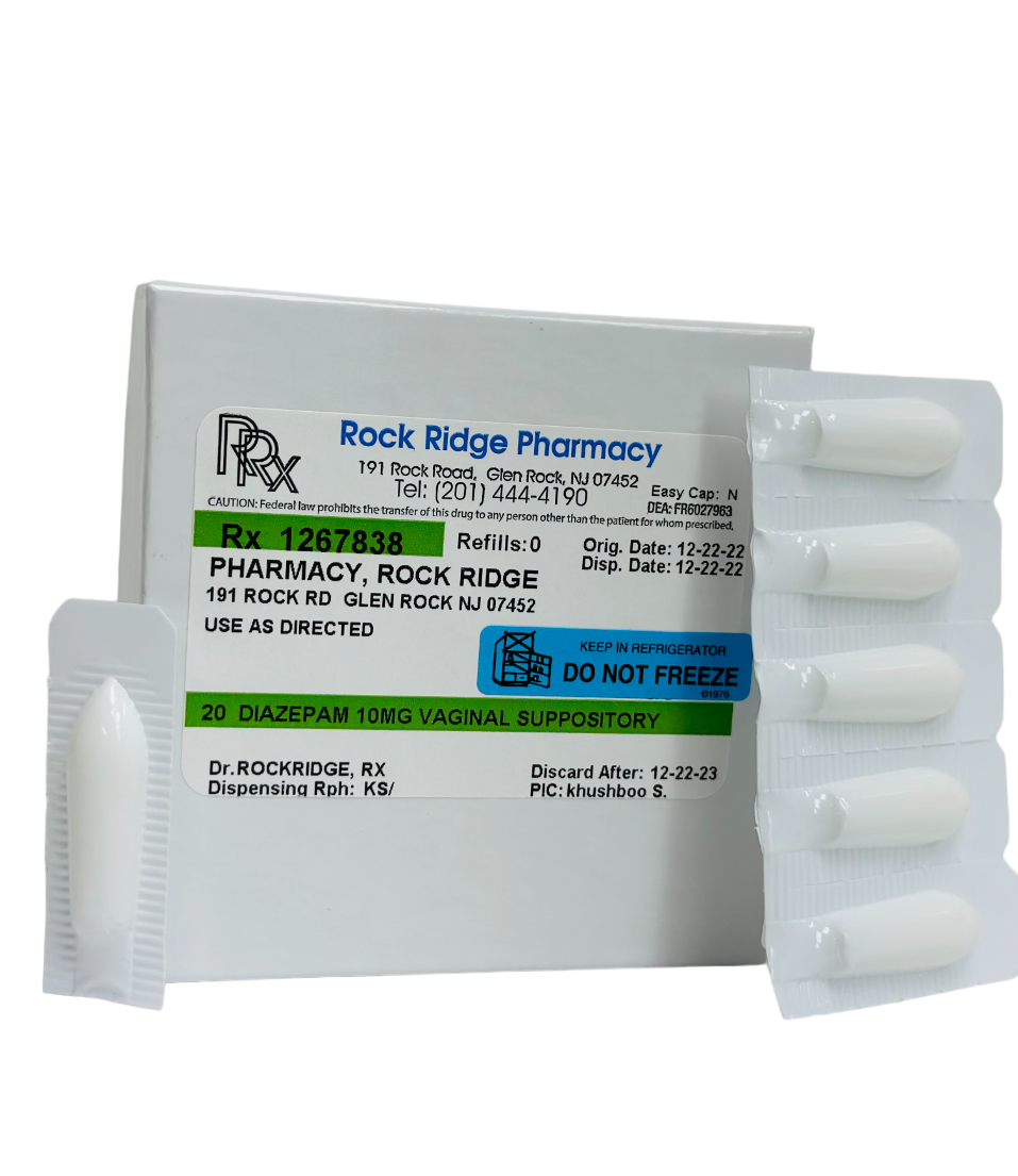 Diazepam Vaginal Suppositories