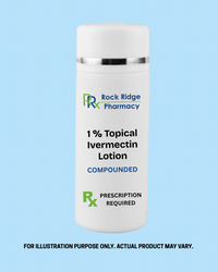 Custom compounded topical ivermectin creams and lotions prepared at Rock Ridge Pharmacy
