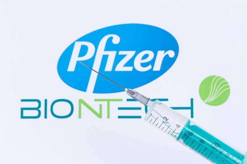Biontech Pfizer Coronavirus Vaccine Corona Virus COVID-19 Covid syringe vaccines bottles Biontech Pfizer Coronavirus Vaccine Corona Virus COVID-19 Covid syringe vaccines