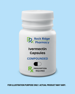 Compounded Ivermectin Capsules – Mock Bottle
