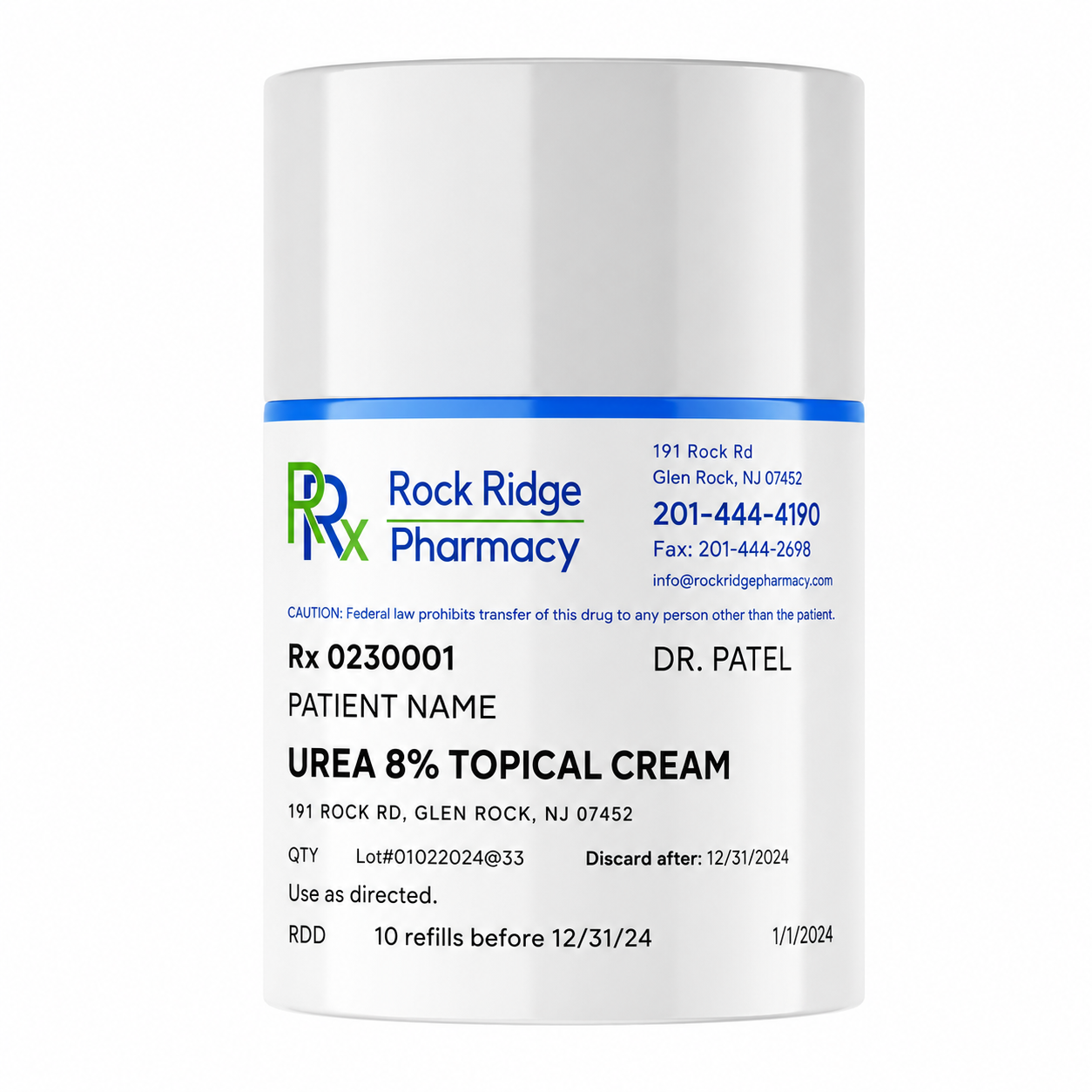 Urea 8% Topical Cream