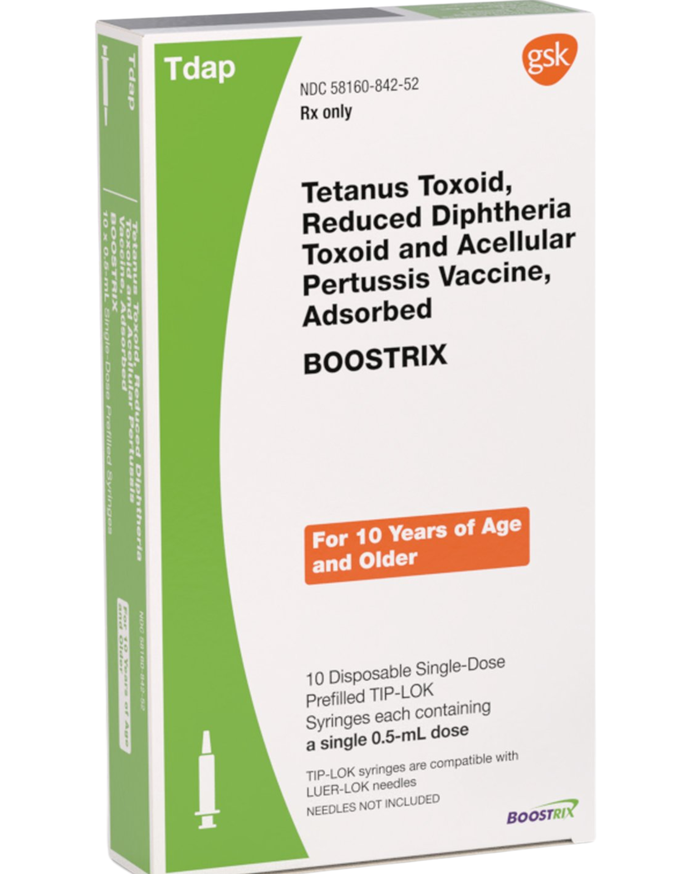 Boostrix Tdap vaccine vial
