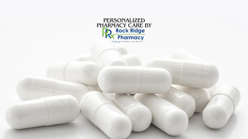 Compounded mebendazole capsules from Rock Ridge Pharmacy