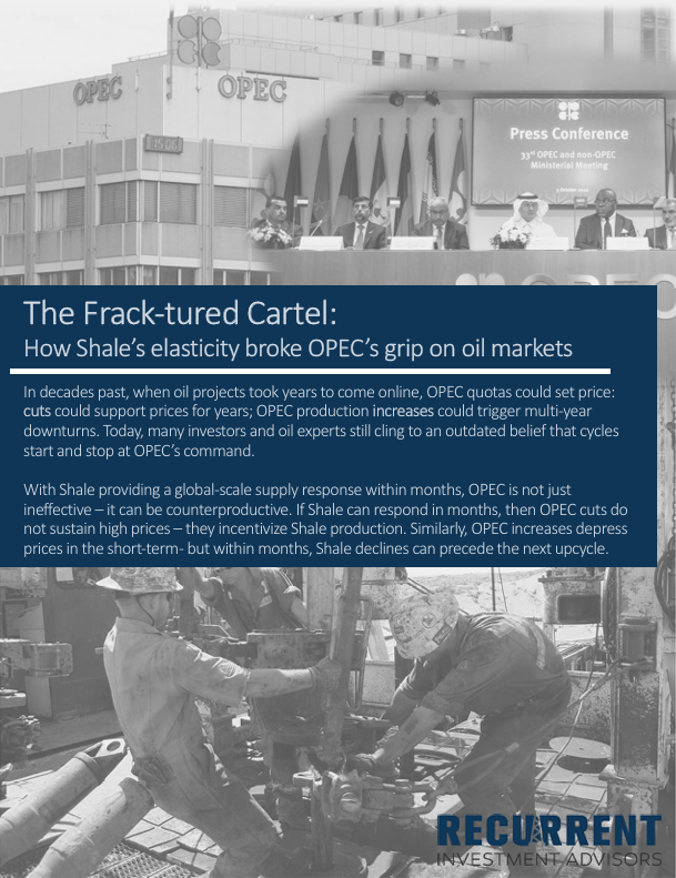 The Frack-tured Cartel white paper cover