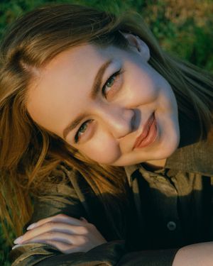 close up image of woman smiling at the camera woman smiling at camera