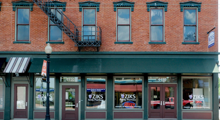 ZIKS pharmacy storefront