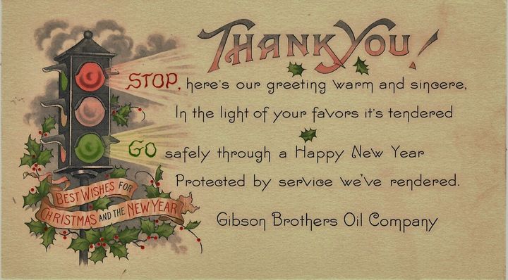 Gibson Brothers Card Circa 1932