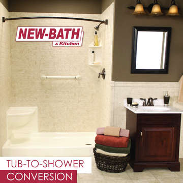 Tub-to-Shower Conversion