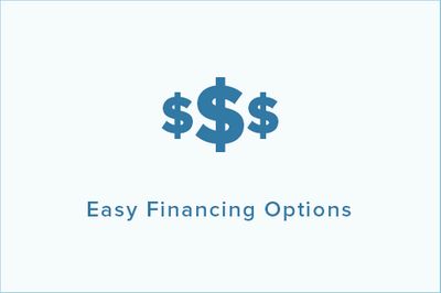 Easy Financing Options Available