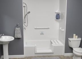 Easily Accessible Walk-In Shower