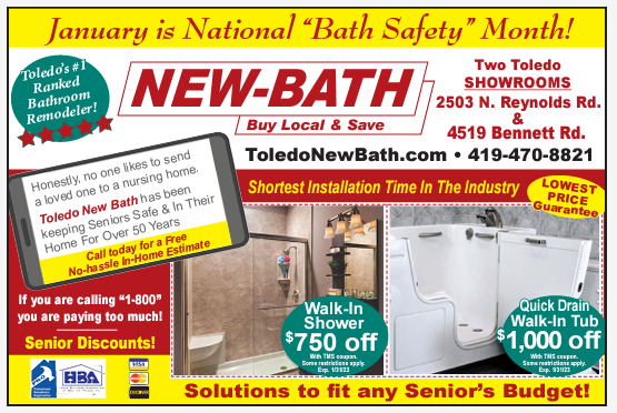 National "Bath Safety" Month Senior Discount