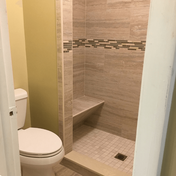 Walk In Shower With Bench