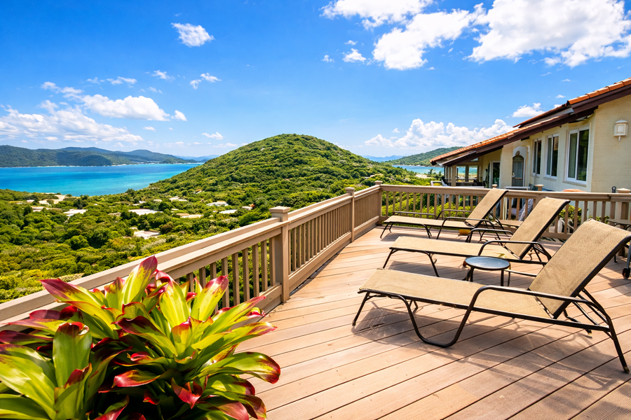 VillAllure Patio and Coral Bay View