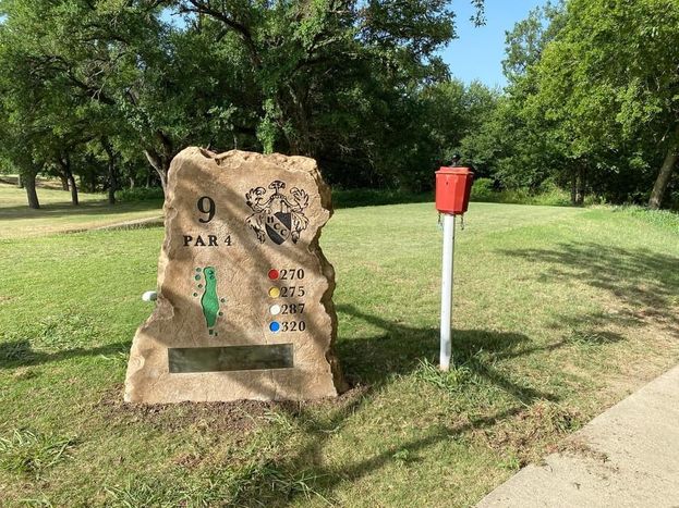 Golf Course Hole & Sponsor Boulder 